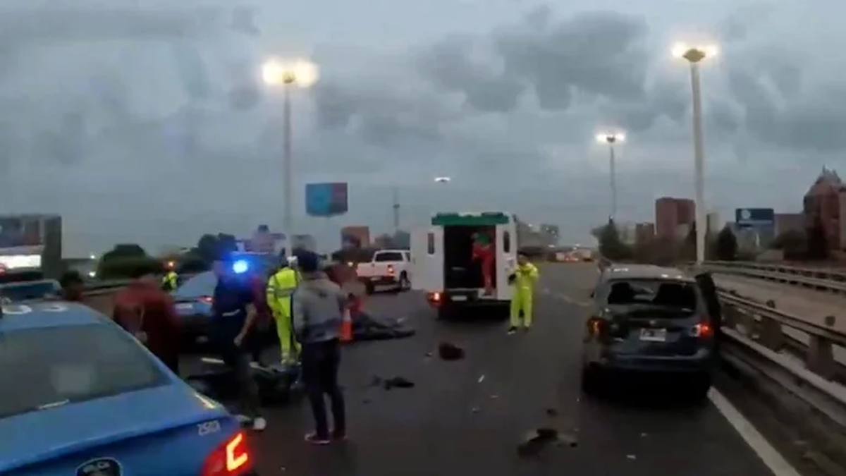 Un motociclista murió al chocar en avenida General Paz