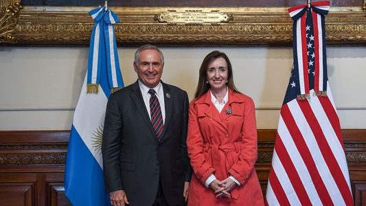 Victoria Villarruel se reunió con el embajador de Estados Unidos en Argentina
