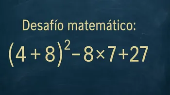 Desafío matemático: la sencilla cuenta que confunde a muchos
