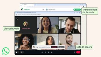 WhatsApp anunció sus novedades para mejorar la experiencia de llamadas entre dispositivos. (Foto: Gentileza WhatsApp) WhatsApp anunció sus novedades para mejorar la experiencia de llamadas entre dispositivos. (Foto: Gentileza WhatsApp)
