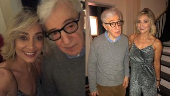 Andrea Ghidone, feliz por el encuentro en Nueva York con Woody Allen