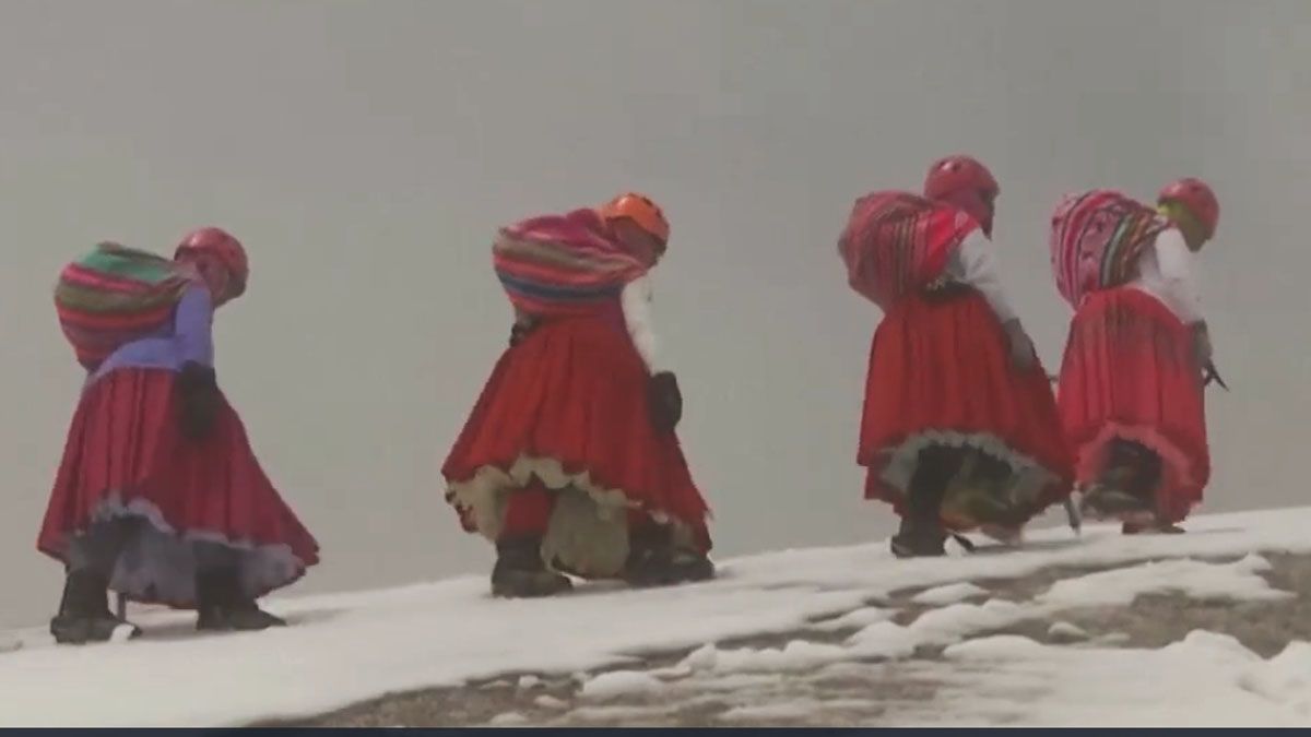 Cholitas bolivianas