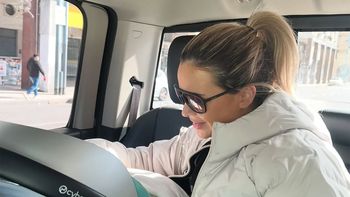 Alejandra Maglietti compartió las primeras fotos de su hijo Manuel: Estamos hipnotizados