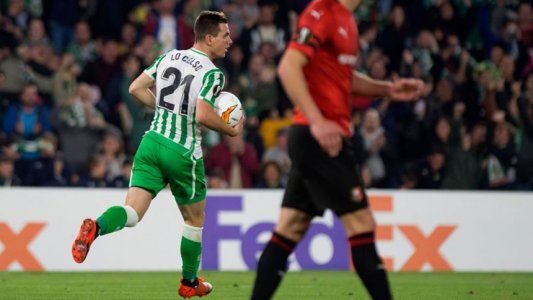 Europa League: Lo Celso marcó, pero Betis perdió 3 a 1 ante Rennes y quedó eliminado en 16vos de final