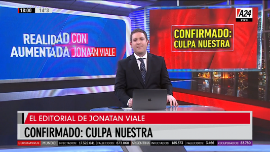 Confirmado: culpa nuestra: el editorial de Jonatan Viale