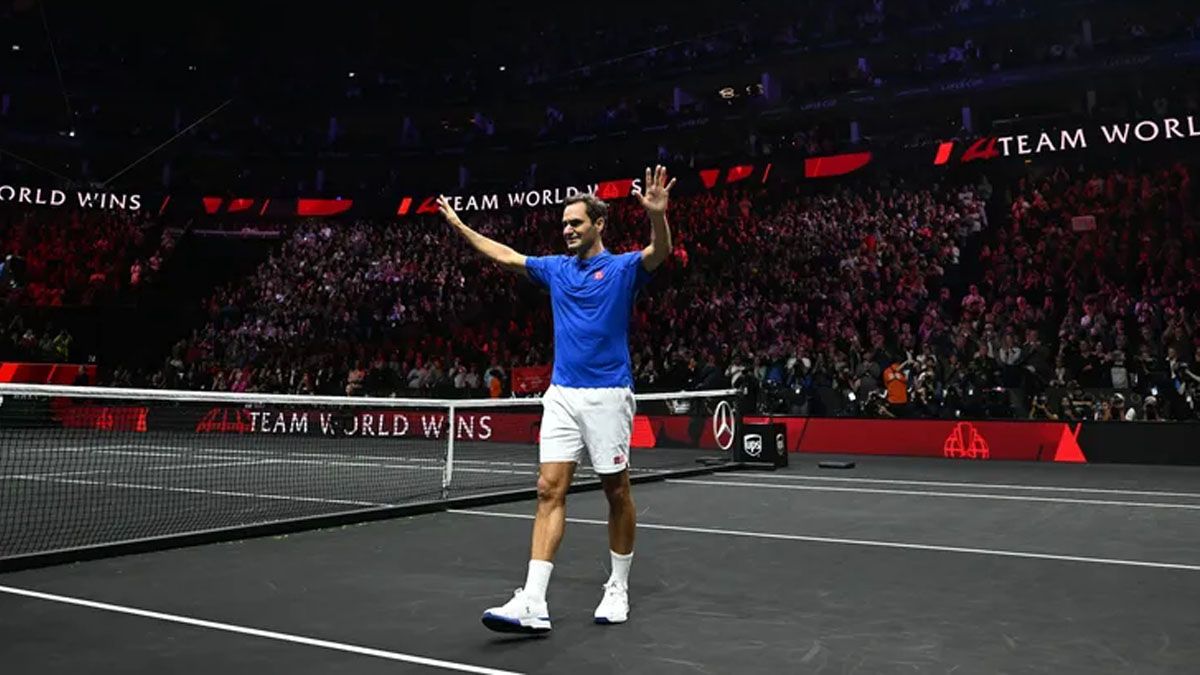 Se retiró Roger Federer.