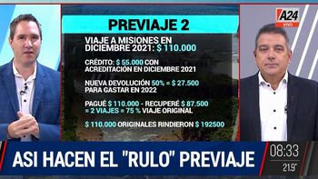 Así se hace el rulo al beneficio del Previaje 2021