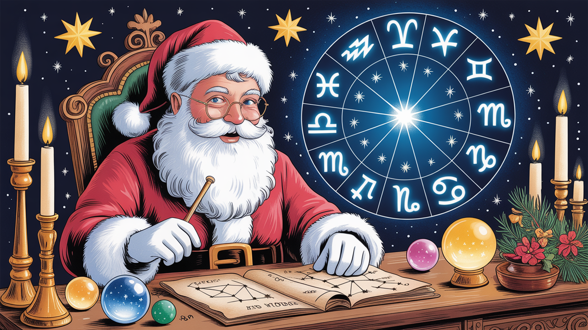 Foto: Ideogram. Horóscopo de Navidad.