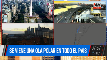 Se viene una nueva ola polar, ¿puede nevar en Buenos Aires? (Captura de Tv)