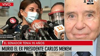Zulemita Menem, quebrada por la muerte de su padre: Siempre voy a llevar con mucho orgullo su apellido