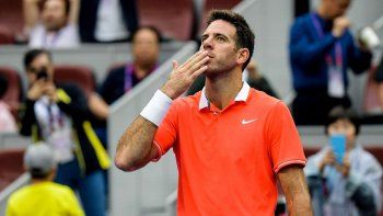 Del Potro clasificó a la final del ATP de China, no se presentó Fognini