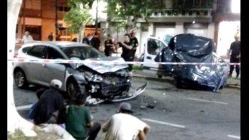 Así se filmaba a gran velocidad el chico que chocó y mató a un persona en Rosario