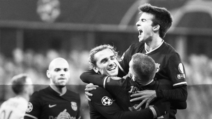 Sin Messi por descanso, Barcelona goleó 4-0 a Dinamo Kiev en Ucrania y pasó a los octavos de la Champions