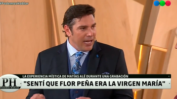 Matías Alé en el brote psicótico: Sentía que Florencia Peña era la Virgen María