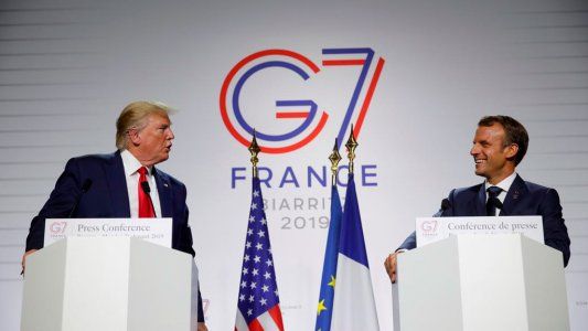 Trump amenazó a Francia con arancelar la importación de productos por su impuesto a la tecnológicas de EE.UU.