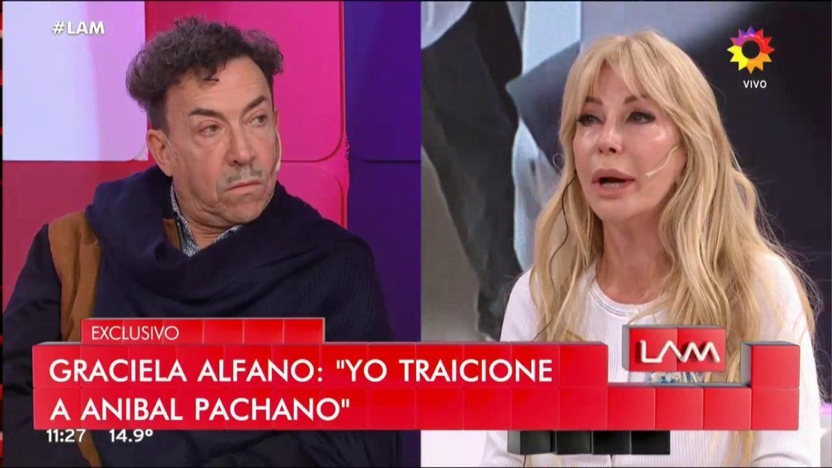 Graciela Alfano, en un ataque de llanto, admitió: Traicioné a Pachano