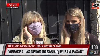 Villa Caraza: hablaron las víctimas del violento robo a un jugador de Vélez y su familia. (Captura de Tv) Villa Caraza: hablaron las víctimas del violento robo a un jugador de Vélez y su familia. (Captura de Tv)