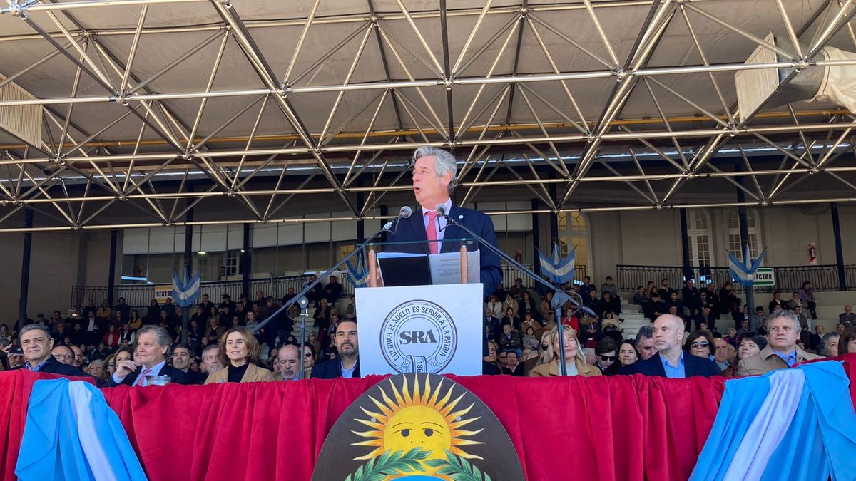 Nicolás Pino, presidente de la Sociedad Rural Argentina, habló de la brecha cambiaria que afecta al campo. 