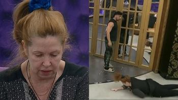 Andrea del Boca tuvo otra terrible caída y cortaron la transmisión en Gran Hermano