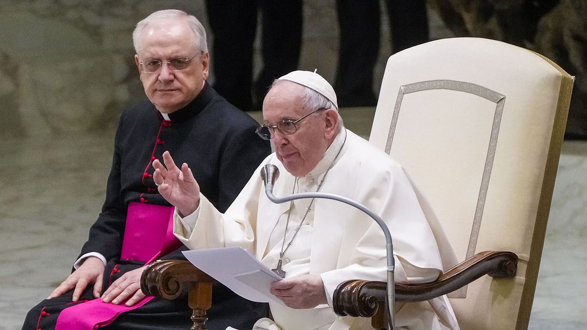 El papa Francisco instó el miércoles a los bandos implicados la disputa entre Ucrania y Rusia a examinar sus conciencias ante Dios y a retirar sus amenazas de guerra. (Foto: AP)