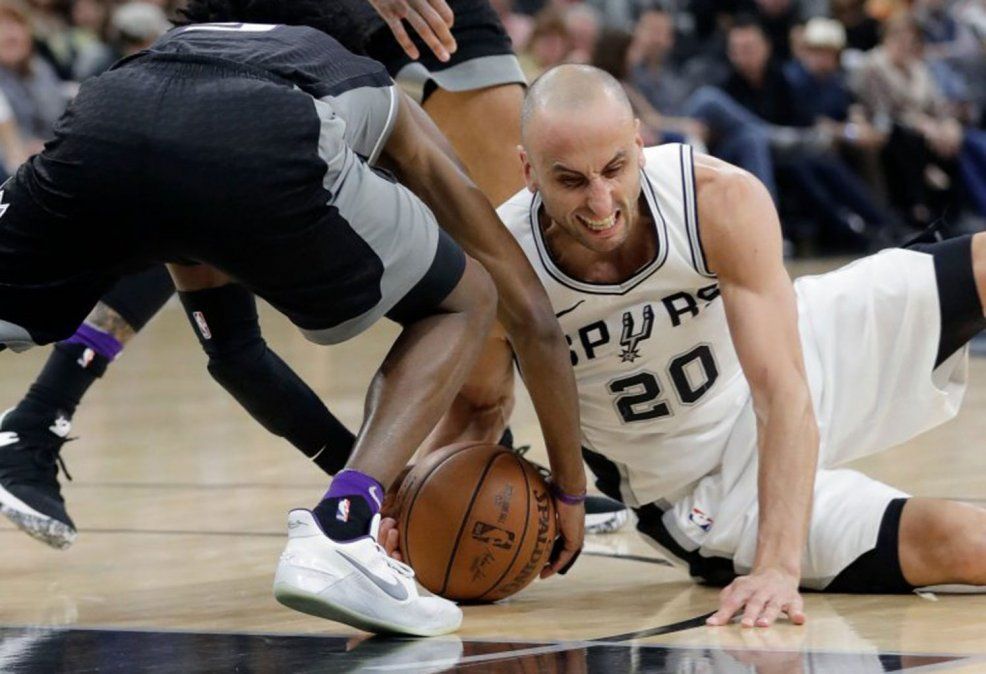 Manu Ginóbili tuvo otro partido increíble y metió a los Spurs en los playoffs