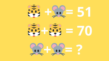 El reto matemático que pocos pueden resolver: ¿cuánto vale el ratón?