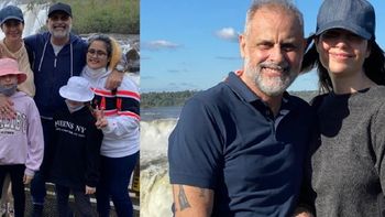 Las fotos de las vacaciones de Jorge Rial y su familia en las Cataratas del Iguazú