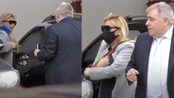 Verónica Ojeda fue a la reunión de la familia Maradona con Pierri, el abogado de su hijo