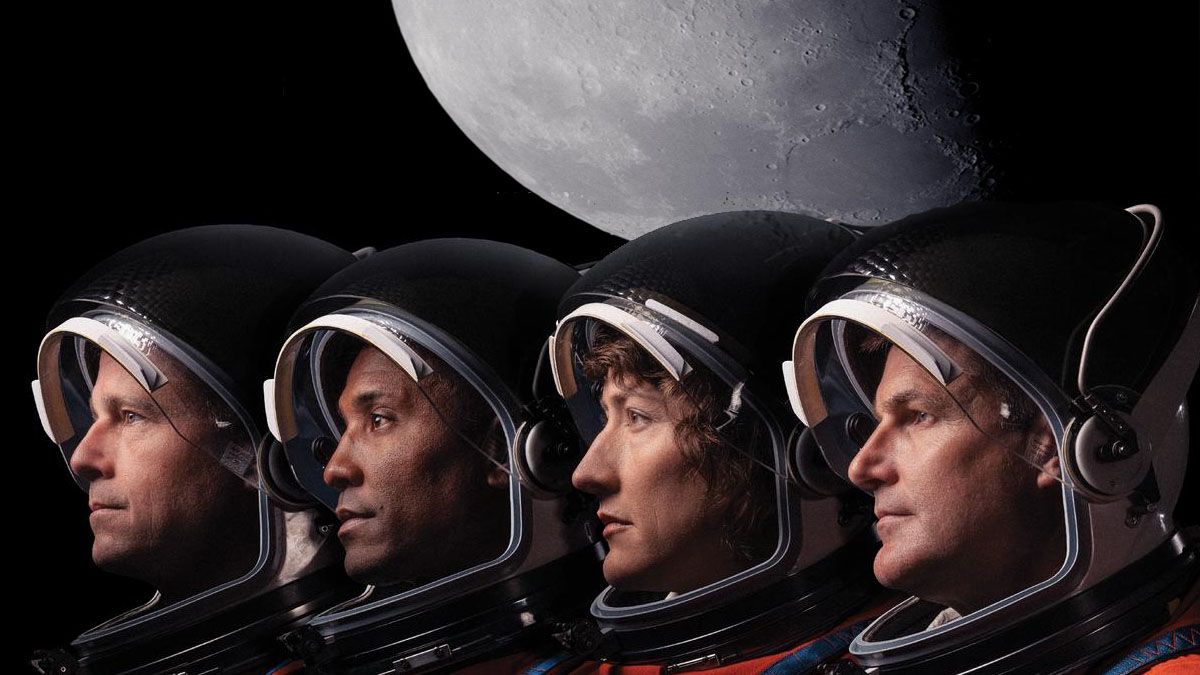 La tripulación que este 1° de abril regresara a la Luna. (foto: NASA)