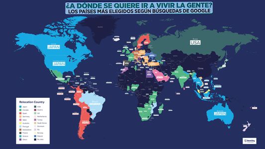 El ranking de los países más elegidos por el mundo para irse a vivir