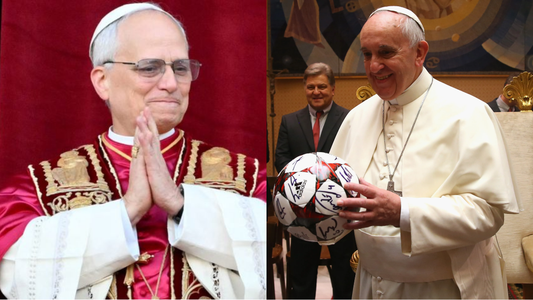 Increíble: la coincidencia futbolera que une al Papa Francisco con León XIV