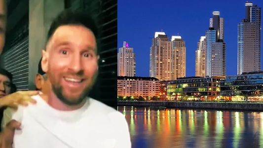 Enterate cuál es el exclusivo edificio que eligió Lio Messi para pasar sus días en Buenos Aires