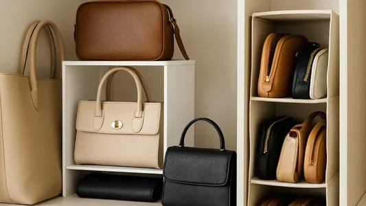 Cómo ordenar bolsos y carteras para ganar espacio sin perder practicidad