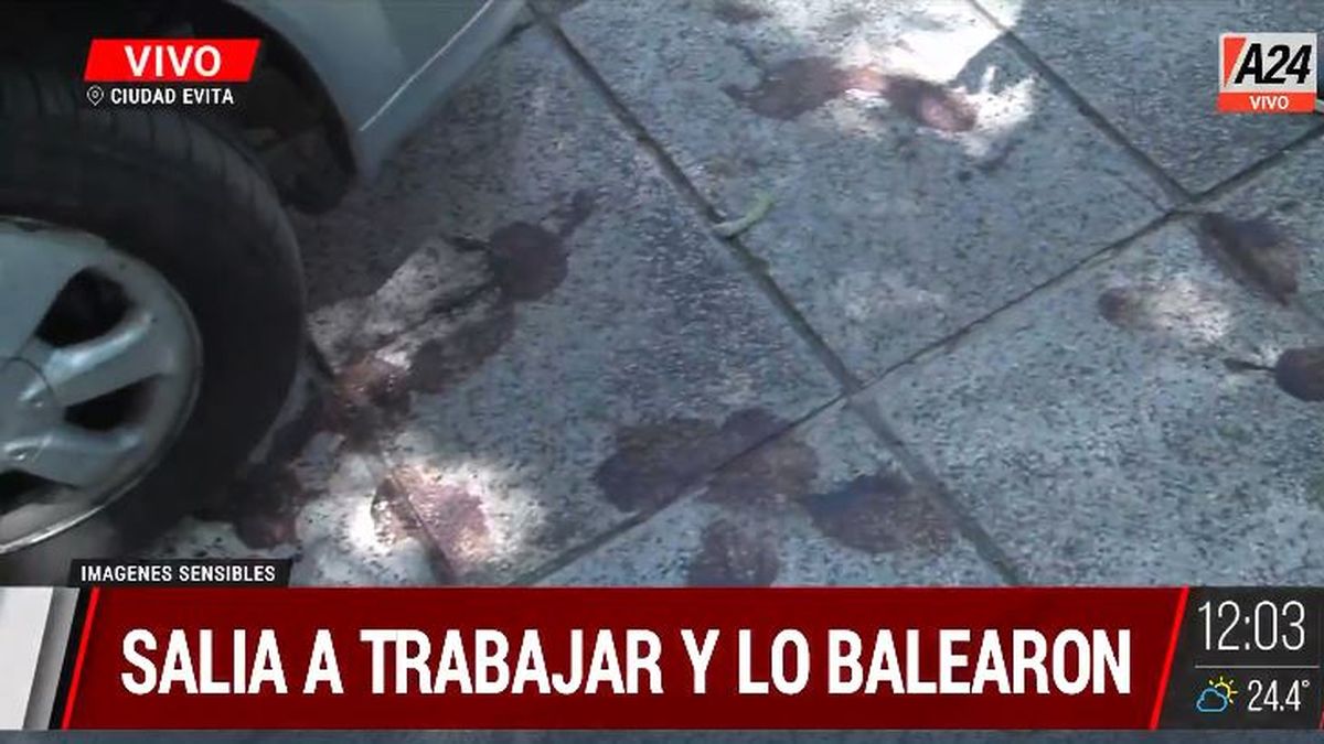 Ciudad Evita: balearon a un hombre para robarle el auto. (Captura de Tv)