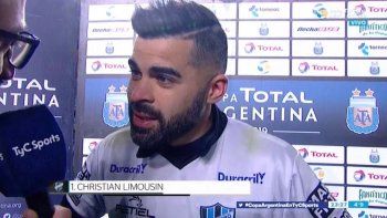 Estoy todo desgarrado: Limousin atajó dos penales y fue el héroe de la clasificación de Almagro ante Boca