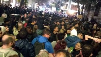 Hubo incidentes frente a la casa de Cristina Kirchner entre manifestantes K y opositores por la causa Vialidad