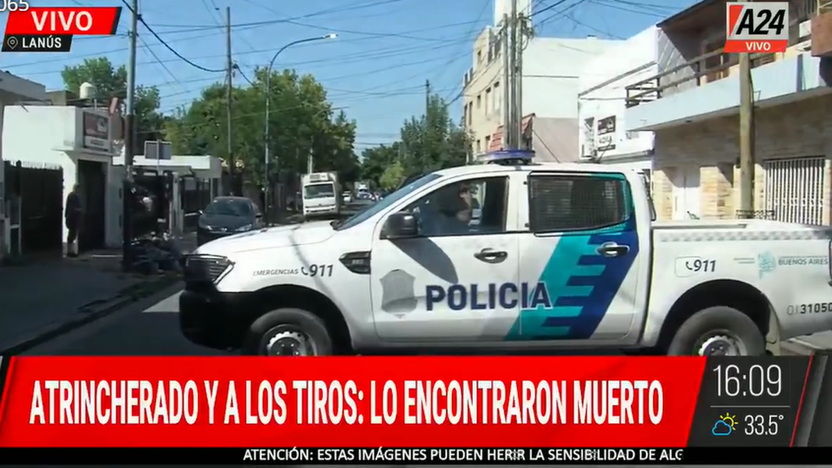 El hombre de 50 años se habría suicidado. (Foto: captura A24)