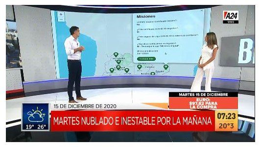 El mapa de los permisos de circulación, provincia por provincia