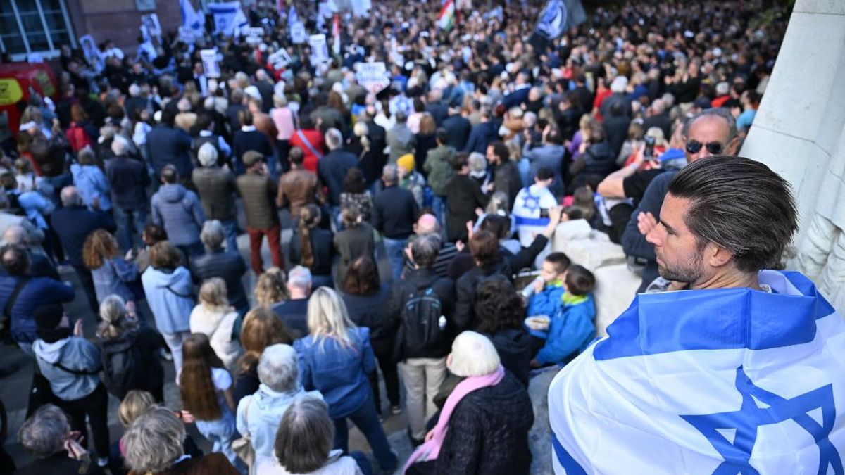Israel se manifest&oacute; por los desaparecidos. (Foto: AFP)