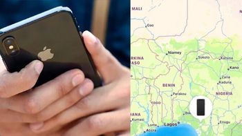 Perdió su Iphone, lo rastreó satelitalmente y apareció en Africa