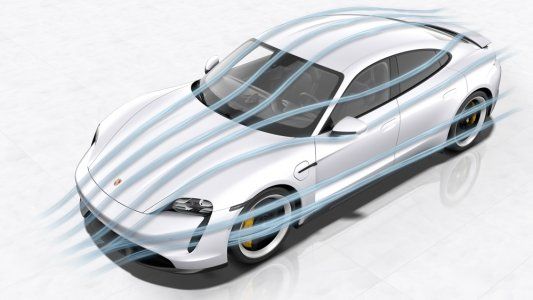 Taycan: Con un Cx de 0,22 el modelo eléctrico es el más aerodinámico de los Porsche