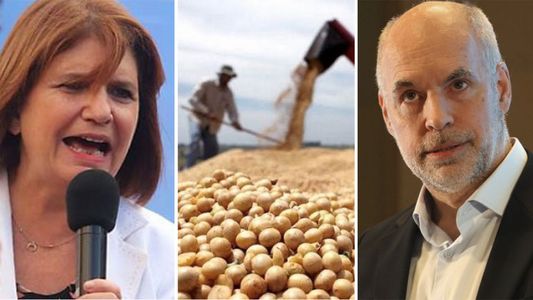 La tensión entre Patricia Bullrich y Rodríguez Larreta llegó al campo: contrapunto por las retenciones