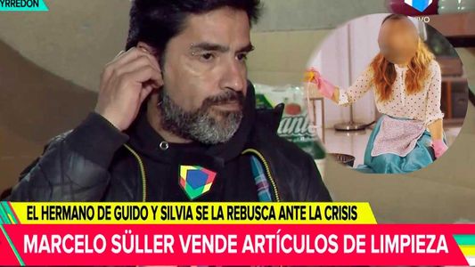 Marcelo Süller vende productos de limpieza sueltos y contó qué famosa le compra