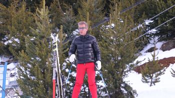 Martín Redrado, días de soledad en la nieve