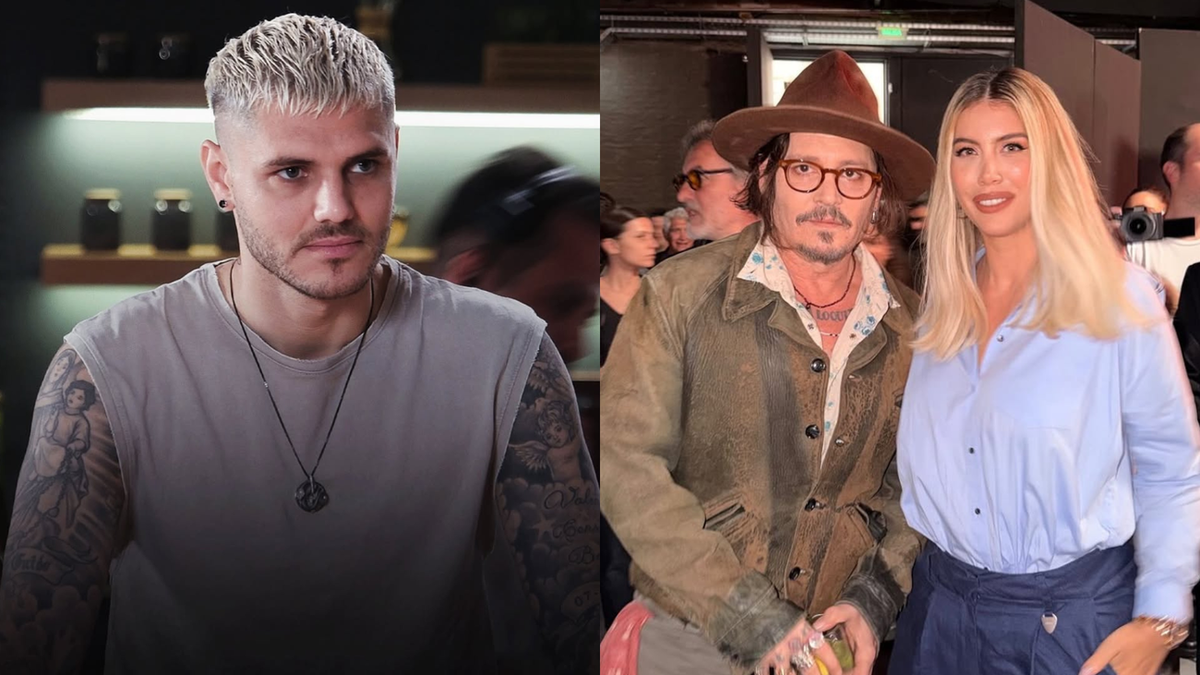 La tajante decisión que tomó Mauro Icardi al ver la foto de Johnny Depp junto a Wanda Nara