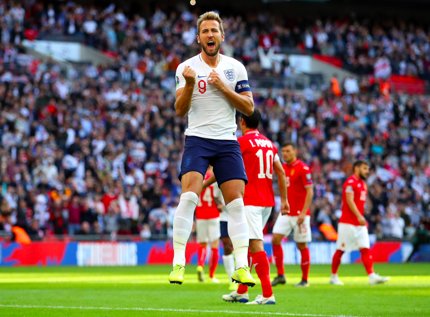 Eliminatorias Euro 2020: triplete de Kane en la goleada 4-0 de Inglaterra a Bulgaria