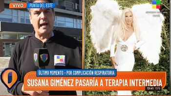 preocupacion por la salud de susana gimenez: fue trasladada a terapia preocupacion por la salud de susana gimenez: fue trasladada a terapia