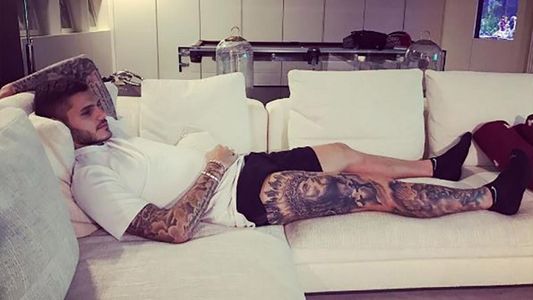 El imponente nuevo tatuaje de Mauro Icardi: ¡mirá lo que se hizo en su pecho!