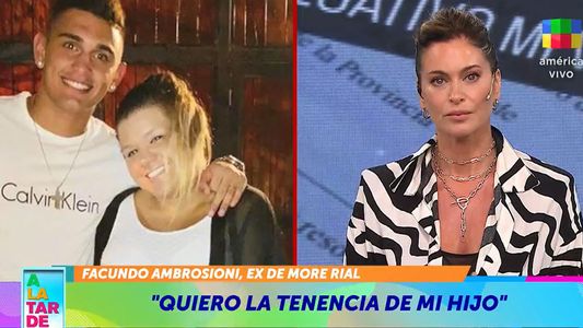 Facundo Ambrosioni rompió el silencio tras las acusaciones de More Rial y aseguró que irá por la tenencia de su hijo